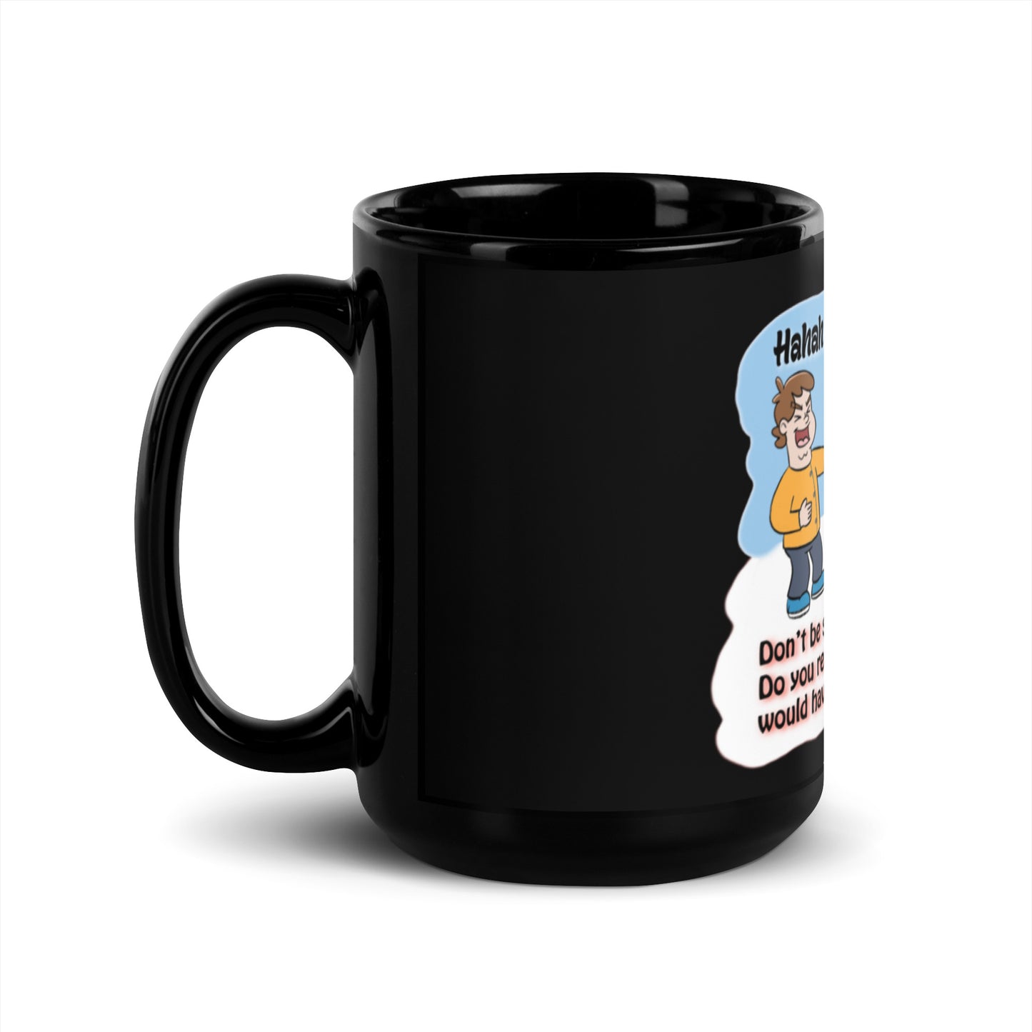 Black Glossy Mug